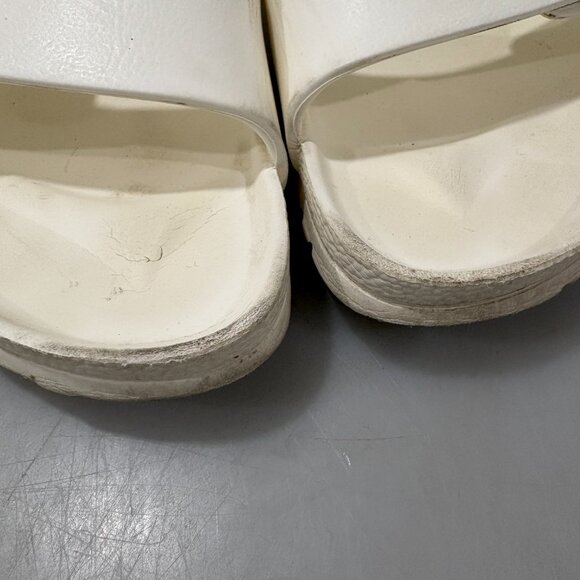 Birkenstock 40EU 7M 9L Arizona Essentials EVA Eggshell Lightweight Slide Sandals - Picture 3 of 7